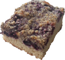 Heidelbeer Mohnstreusel