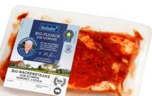 b* Schweine-Nackensteaks 300g mariniert